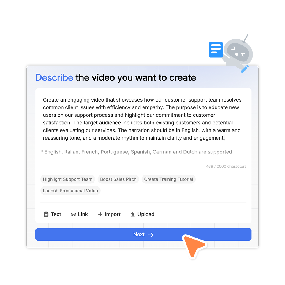 Start a compliance video for bank training by launching your project in Visla.